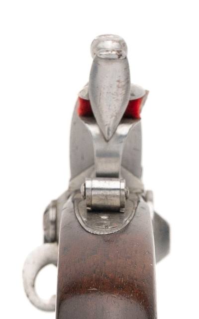 "Rare 3 Barrel Flintlock Pocket Pistol (51006) " - Image 3 of 7