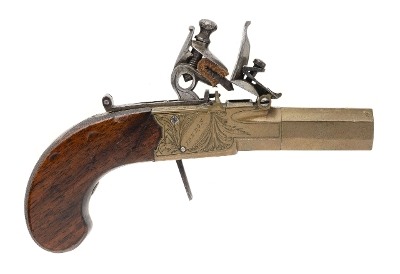 "Very Fine Pair of Brass Frame and Barrel Flintlock Pistols (50996) " - Image 2 of 13
