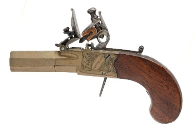 "Very Fine Pair of Brass Frame and Barrel Flintlock Pistols (50996) " - Image 3 of 13
