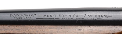 "WINCHESTER MODEL 50 SHOTGUN 20 GAUGE (L2026-04920)" - Image 5 of 6