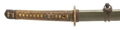 "WWII Japanese Katana in Military Mounts (76043)  " - Image 5 of 20
