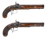 "German George Ludwig Rasch of Braunschweig Pair of Percussion Pistols (74225) " - Image 1 of 17