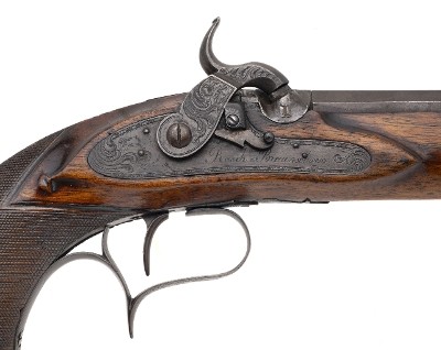 "German George Ludwig Rasch of Braunschweig Pair of Percussion Pistols (74225) " - Image 11 of 17