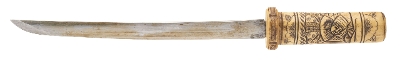 "Daisho Set of Souvenir Tantos with Carved Bone Saya (72111)&nbsp; " - Image 5 of 8