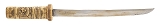 "Daisho Set of Souvenir Tantos with Carved Bone Saya (72111)&nbsp; " - Image 1 of 8