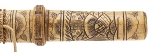 "Daisho Set of Souvenir Tantos with Carved Bone Saya (72111)&nbsp; " - Image 8 of 8