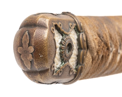 "Shinto Era Katana w/Horimono in Military Mounts (SW1947)&nbsp; " - Image 15 of 22