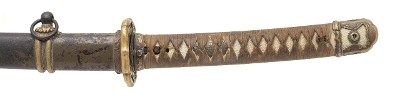 "Shinto Era Katana w/Horimono in Military Mounts (SW1947)&nbsp; " - Image 13 of 22