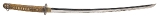 "WWII Military Katana Mumei (SW1935)&nbsp; " - Image 1 of 18