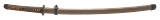 "WWII Era Katana in Millitary Mounts&nbsp; (SW1953)&nbsp; " - Image 4 of 12