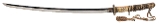 "WWII Gendaito Katana Signed Kane Toshi in Military Mounts (SW1941)&nbsp; " - Image 7 of 20