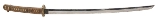 "Shinto Era Katana In WWII Mounts W/ History (74968)&nbsp; " - Image 1 of 16