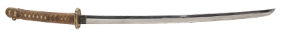 "Shinto Era Katana In WWII Mounts W/ History (74968)&nbsp; " - Image 1 of 16