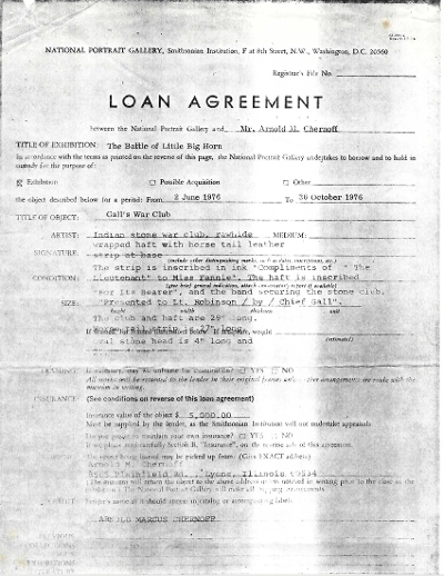 "Historically Important Indian War Club Surrendered by Little Big Horn Chief Gall Ex. Smithsonian (75477)&nbsp; " - Image 18 of 25