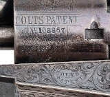 "Beautiful Double Cased Set of Factory Engraved Colt 1849 Pocket Revolvers w/ Carved Ivory Grips (76217) " - Image 3 of 25