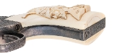 "Beautiful Double Cased Set of Factory Engraved Colt 1849 Pocket Revolvers w/ Carved Ivory Grips (76217) " - Image 9 of 25