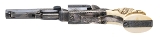 "Beautiful Double Cased Set of Factory Engraved Colt 1849 Pocket Revolvers w/ Carved Ivory Grips (76217) " - Image 16 of 25