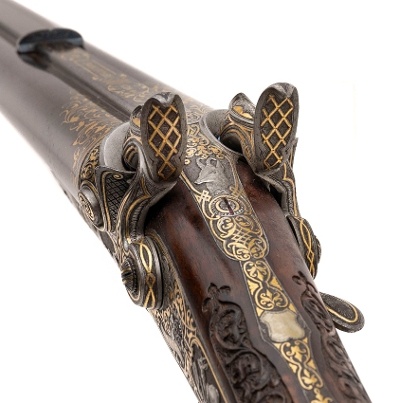 "Exquisite Exhibition Grade Cased Rifle Shotgun Combo by Mathias Mach of Prague  (76665)" - Image 15 of 23