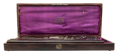 "Exquisite Exhibition Grade Cased Rifle Shotgun Combo by Mathias Mach of Prague  (76665)" - Image 21 of 23