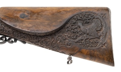 "Exquisite Exhibition Grade Cased Rifle Shotgun Combo by Mathias Mach of Prague  (76665)" - Image 7 of 23