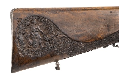 "Exquisite Exhibition Grade Cased Rifle Shotgun Combo by Mathias Mach of Prague  (76665)" - Image 4 of 23