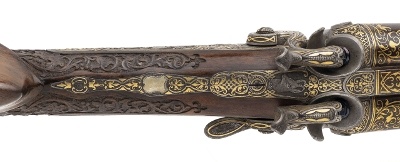"Exquisite Exhibition Grade Cased Rifle Shotgun Combo by Mathias Mach of Prague  (76665)" - Image 9 of 23