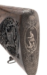 "Exquisite Exhibition Grade Cased Rifle Shotgun Combo by Mathias Mach of Prague  (76665)" - Image 17 of 23