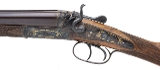 "ANTIQUE BELGIAN SXS DAMASCUS HAMMER GUN 16 GAUGE (76319)" - Image 4 of 6