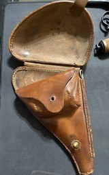 Pre WWII Japanese Type 26 Nambu Rig, 9mm BEAUTIFUL w/rod, holster, etc! - 8 of 11