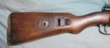 German JP Sauer M98k ce 41 with nearly all matching numbers but front stock bands, one is 3643, the other unnumbered - 7 of 15