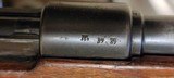 German JP Sauer M98k ce 41 with nearly all matching numbers but front stock bands, one is 3643, the other unnumbered - 4 of 15