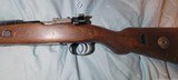 German JP Sauer M98k ce 41 with nearly all matching numbers but front stock bands, one is 3643, the other unnumbered - 11 of 15