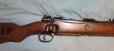 German JP Sauer M98k ce 41 with nearly all matching numbers but front stock bands, one is 3643, the other unnumbered - 8 of 15
