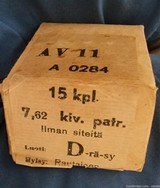 7.62x54r armor piercing incendiary shKAS 1940 by Russian factory 17, Barnaul Cartridge Plant, Altai Krai, Russia - 7 of 15