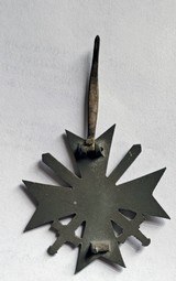 German Woriginal silver German War Service Cross 1st Class with swords
(Kriegsverdienstkreuz 1. Klasse mit Schwertern). - 5 of 13