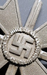 German Woriginal silver German War Service Cross 1st Class with swords
(Kriegsverdienstkreuz 1. Klasse mit Schwertern). - 11 of 13