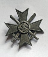 German Woriginal silver German War Service Cross 1st Class with swords
(Kriegsverdienstkreuz 1. Klasse mit Schwertern). - 3 of 13