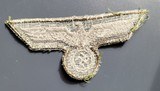 German WW II original EM breast eagle made in France during occupation REAL. - 2 of 3