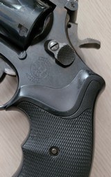 S&W Model 19-5 357 magnum Combat Magnum 3 inch barrel w/hard rubber grips. - 7 of 14
