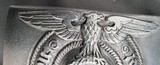 German WW II Waffen SS Belt Buckle, well-marked with RZM and SS runes! - 3 of 10