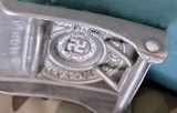 German WW II Waffen SS Belt Buckle, well-marked with RZM and SS runes! - 7 of 9