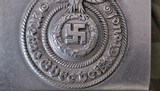 German WW II Waffen SS Belt Buckle, well-marked with RZM and SS runes! - 9 of 9