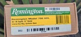 Remington 700 ADL 30/06 Gov’t, 24-inch barrel internal box mag, synthetic stock. - 3 of 10