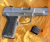 Gorgeous Ruger P89 2-tone 9mm pistol unfired in factory case with mag loading tool. - 3 of 6