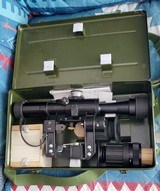 SVD & AK Sniper Riflescope with I.R. Illuminated Reticle 4x26mm COMPLETE in box with spares NEW