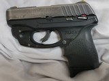 Ruger EC9s subcompact 9mm striker fired pistol with red LaserMax and spare 9 cap mag. - 3 of 15
