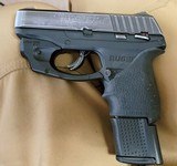 Ruger EC9s subcompact 9mm striker fired pistol with red LaserMax and spare 9 cap mag. - 2 of 15