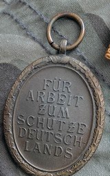 Original WWII German West Wall Medal, Deutsches Schutzwall-Ehrenzeichen. - 6 of 10