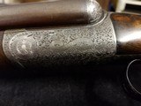 John Dickson , Edinburgh .16 bore round action ejector with damascus barrels . Made 1905 - 2 of 9