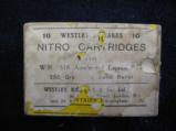 Westley Richards .318 Nitro Cartridges For Express Rifle, 250 Grain Solid Bullet, Kynoch Manufactured - 1 of 3